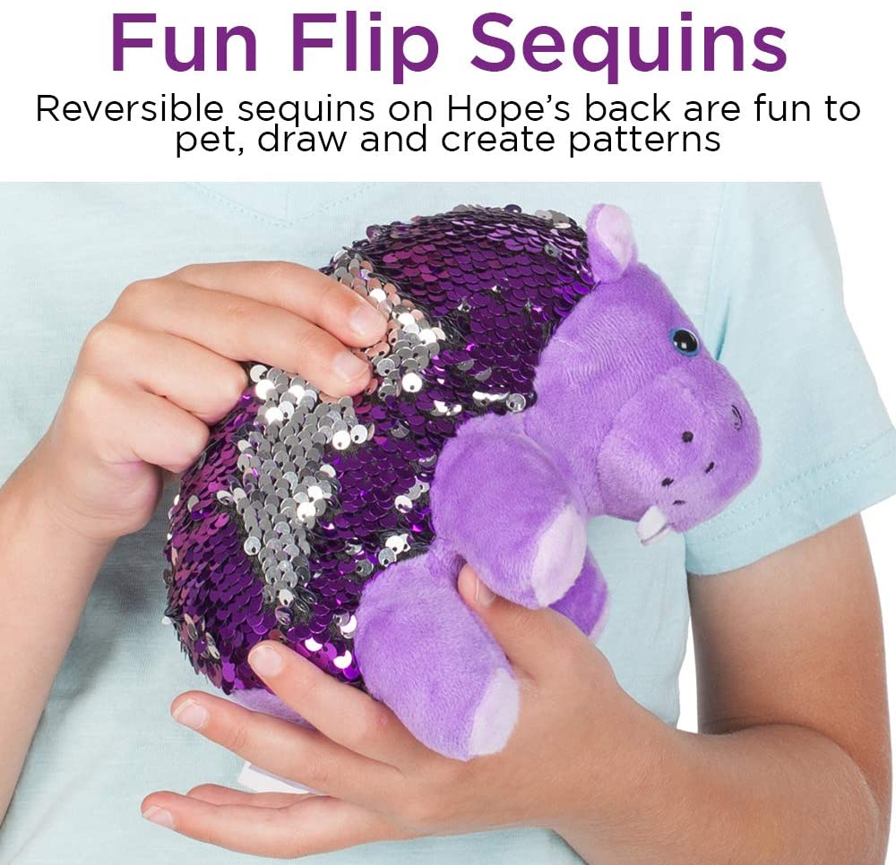 Mini Dequin Pet Hope the Hippo - Blue Turtle Toys