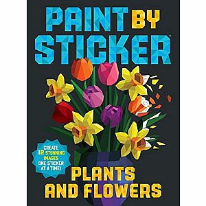 Paint By Sticker: Plants & Flowers