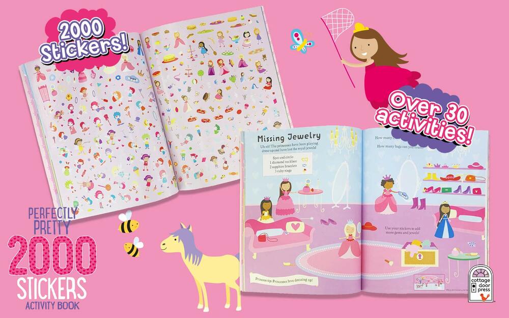My Activity Book Of Pretty Pink Fun - By Cottage Door Press