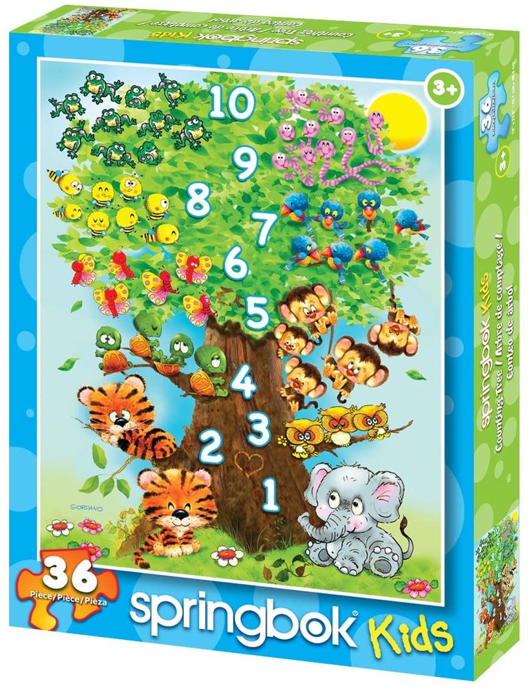 Springbok Countree Puzzle 36Piece Blue Turtle Toys